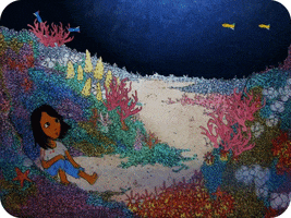 The Ocean Illustration GIF by The Daily Doodles