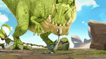 Disney Junior Running GIF by Gigantosaurus