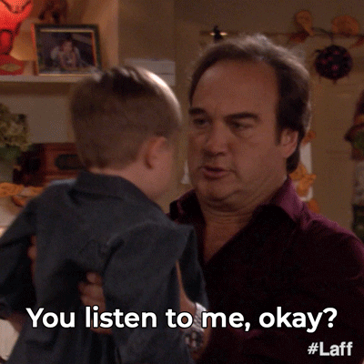 Listen Father And Son GIF by Laff