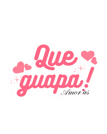 Corazon Rosa Sticker by Amor Us