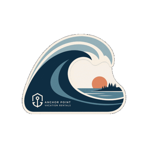 Lake Michigan Sticker by AnchorPointVaca