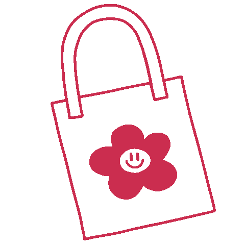 Flower Purse Sticker