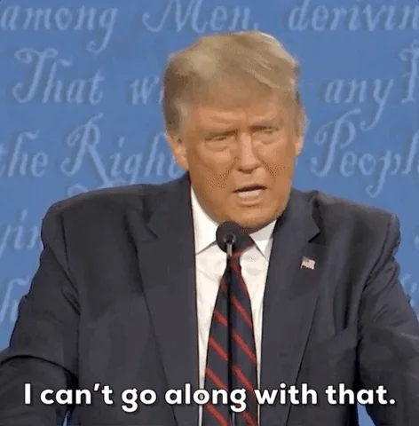 Disagree Donald Trump GIF