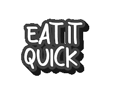 Eat It Quick Sticker by KICPOPS