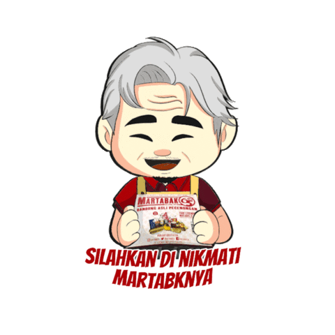 Martabak Pecenongan 65A Sticker by Martabak65a Bandung Asli Pecenongan