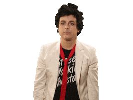 Billie Joe Armstrong Wow Sticker by Green Day
