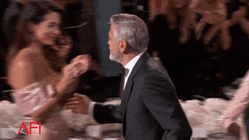 george clooney kiss GIF by American Film Institute