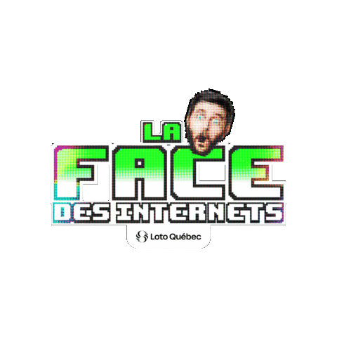 La Face Gamer Sticker by Loto-Québec