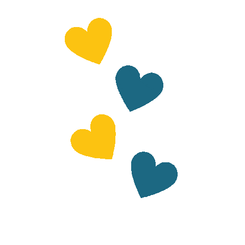 Sparkle Hearts Sticker by Emmari