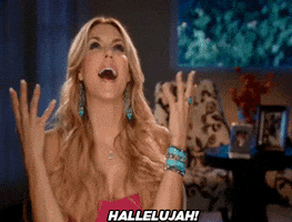 real housewives praise GIF