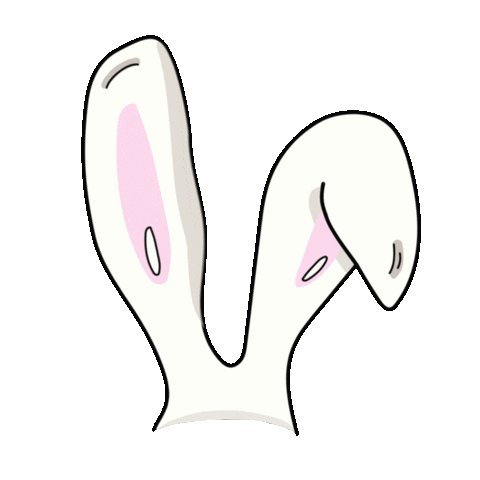 Illustration Bunny Sticker by nakt®