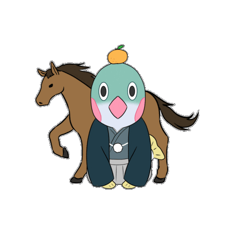 魚 馬 Sticker by Shimizukouen