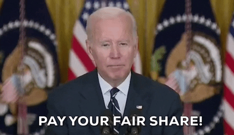 Tax The Rich Joe Biden GIF by GIPHY News - Find & Share on GIPHY