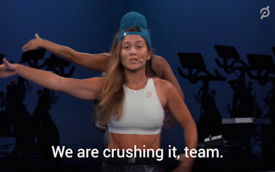 Team Good Job GIF by Peloton - Find & Share on GIPHY