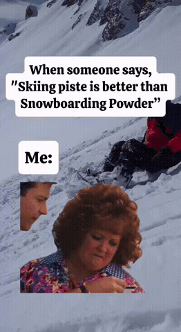 Skiing Snowboarding GIF by Slopetugger