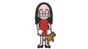 Sad Bear Sticker