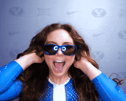 Sport Sunglasses GIF by BYU Cougars
