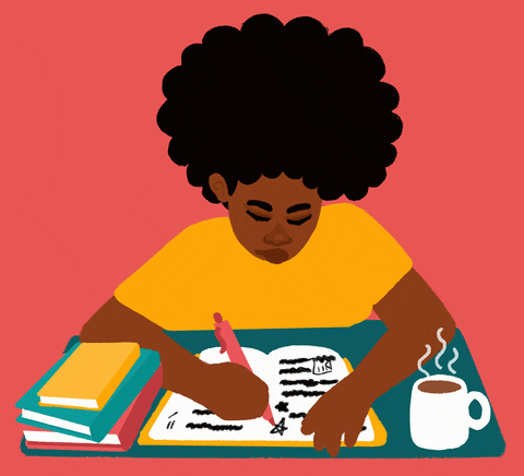 Studying Black Girl GIF by Ari Bennett - Find & Share on GIPHY