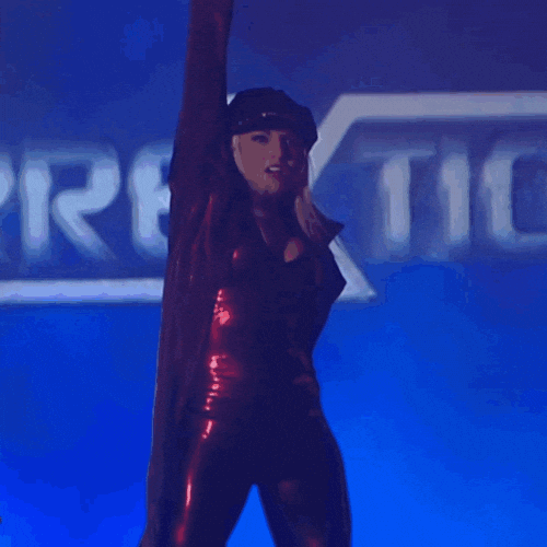 Entrance Pointing Finger GIF by Trish Stratus