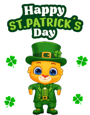 St Patricks Day Irish Sticker by Lucas and Friends by RV AppStudios