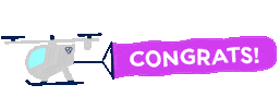 Air Taxi Congrats Sticker by Volocopter