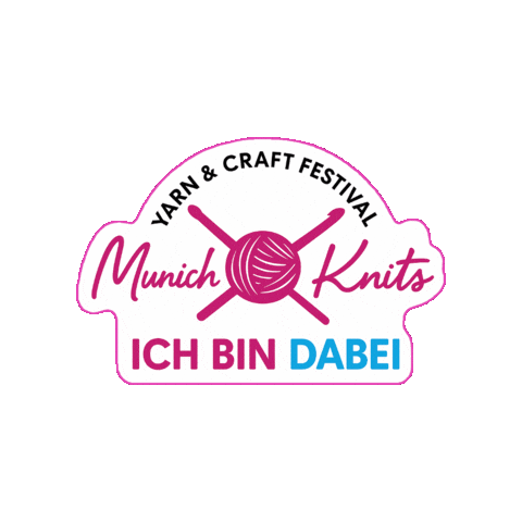 Crochet Spinning Sticker by Munich Knits