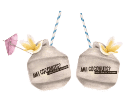 AMI Coconuts Sticker