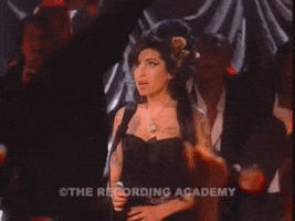 shocked amy winehouse GIF by Recording Academy / GRAMMYs