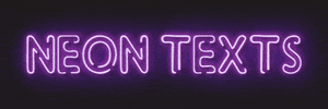 Neon Texts GIF
