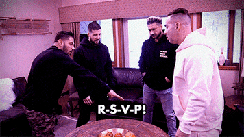 Jersey Shore Rsvp GIF by Jersey Shore Family Vacation