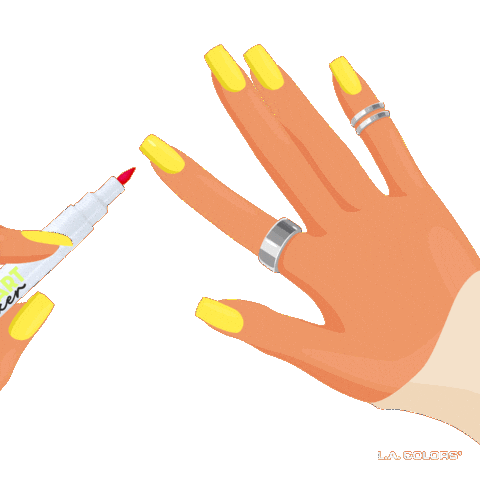 Nails Nail Art Sticker by L.A. COLORS Cosmetics