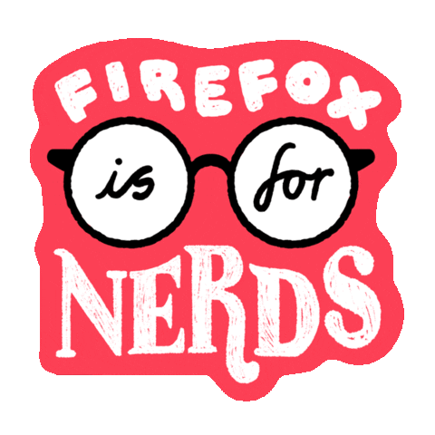 Nerds Sticker by Firefox