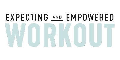 Workout Sticker by Expecting and Empowered