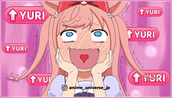 Blushing In Love GIF