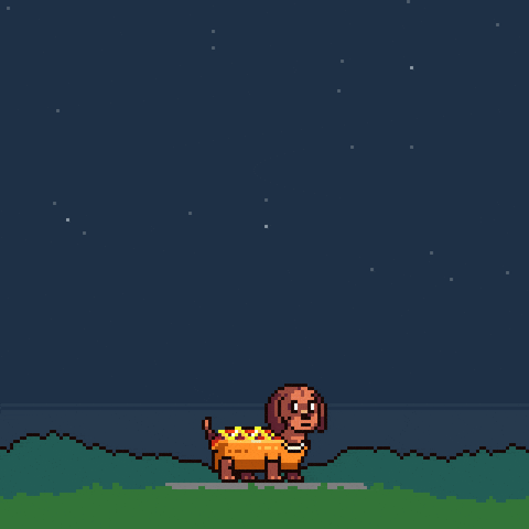Dog Ufo GIF by Abstract HotDogs