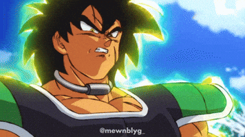 Angry Dragon Ball Super Broly GIF