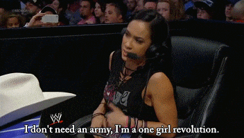 one girl revolution woman GIF by WWE