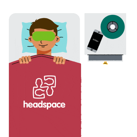 Mental Health Sleeping Sticker by headspace_aus
