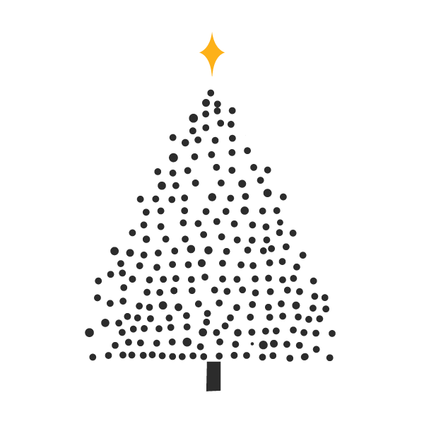 Feliz Natal Sticker by Typografica Paperie