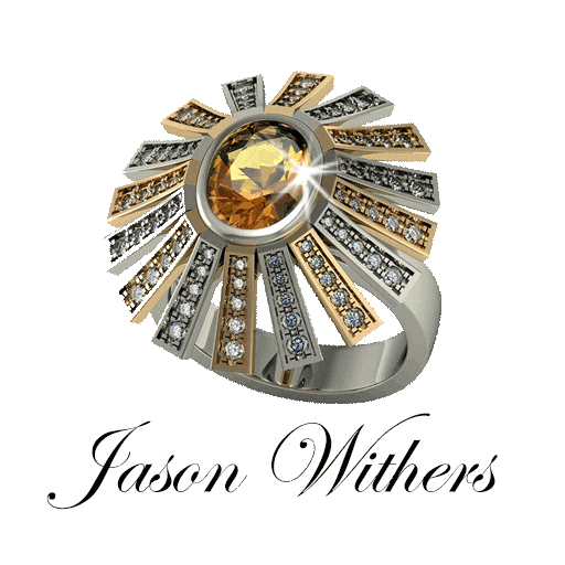 Diamond Rings Gold Sticker by Jason Withers