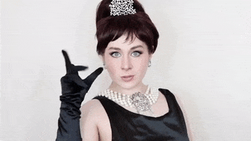 Audrey Hepburn Yes GIF by Lillee Jean