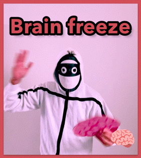 Brain Freeze GIF by Stick Up Music