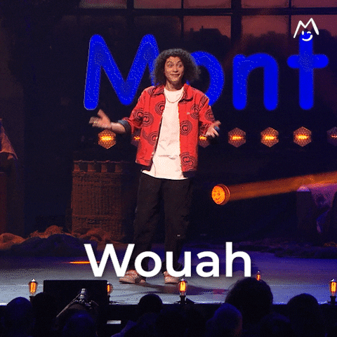 Stand Up Wow GIF by Montreux Comedy