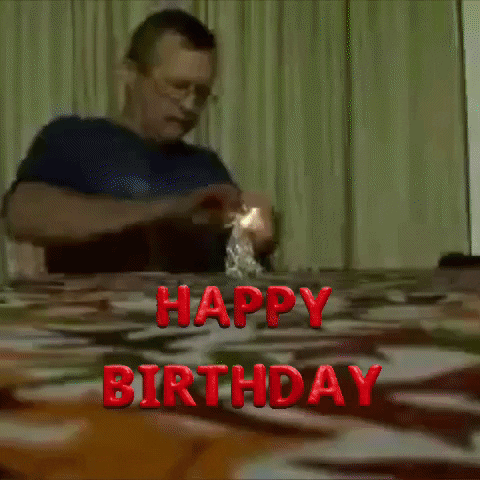 Happy Birthday GIF by The3Flamingos - Find & Share on GIPHY