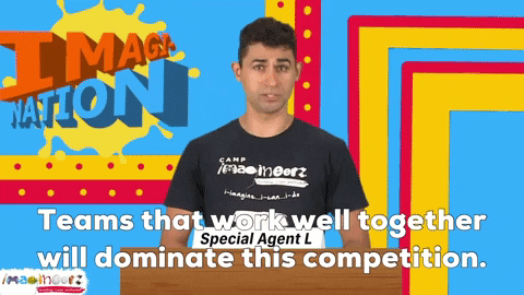 Teams That Work Well Together Will Dominate This Competition GIF - Find & Share on GIPHY