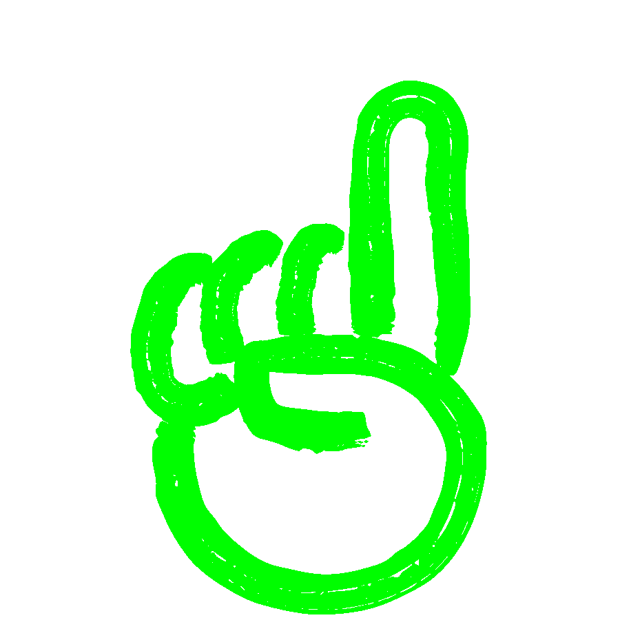 Pointing Click Sticker by hektar