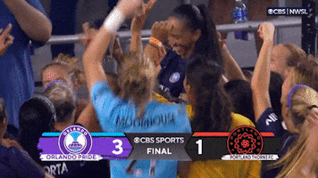 Celebrate Orlando Pride GIF by National Women's Soccer League