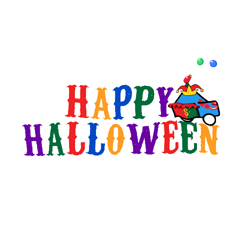 Halloween Clown Sticker by Wheelzy