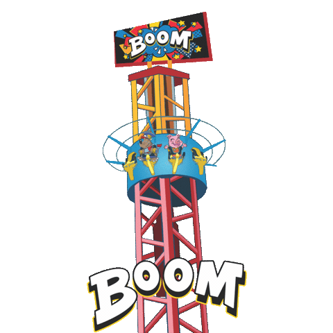 Amusement Park Boom Sticker by Särkänniemi