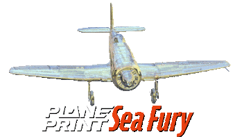 Plane Sticker by planeprint